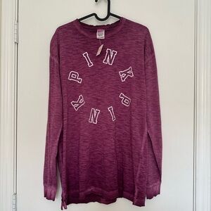 PINK by Victoria Secret Distressed Long Sleeve Size XS - Oversized